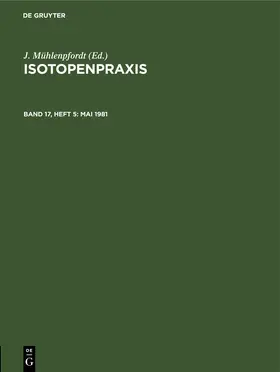 Mühlenpfordt |  Mai 1981 | eBook | Sack Fachmedien