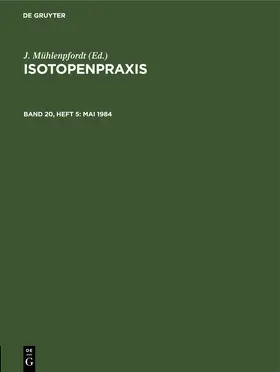 Mühlenpfordt |  Mai 1984 | eBook | Sack Fachmedien