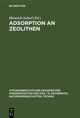 Gruyter |  Adsorption an Zeolithen | eBook | Sack Fachmedien