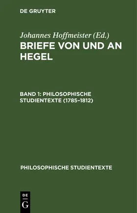 Hoffmeister | 1785-1812 | Buch | 978-3-11-253093-1 | www.sack.de