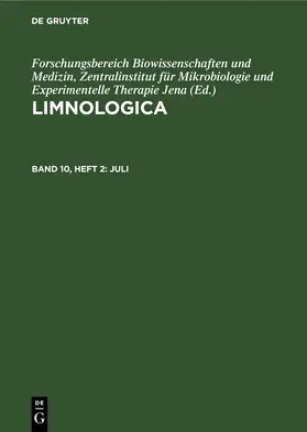  Limnologica, Band 10, Heft 2, Juli | Buch |  Sack Fachmedien