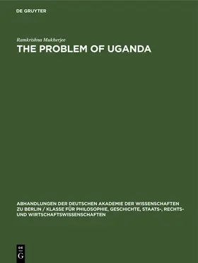 Mukherjee | The Problem of Uganda | Buch | 978-3-11-253361-1 | www.sack.de