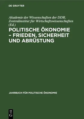  Jahrbuch für politische Ökonomie. 4.1989 | eBook | Sack Fachmedien