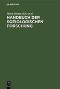 Berger / Ullmann / Wolf |  Handbuch der soziologischen Forschung | Buch |  Sack Fachmedien