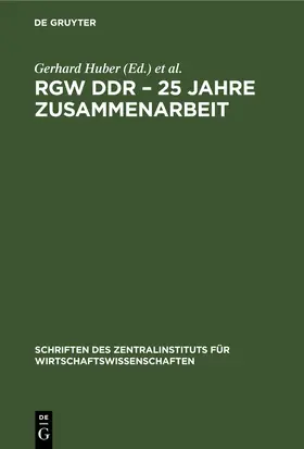 RGW DDR – 25 Jahre Zusammenarbeit | E-Book | www.sack.de