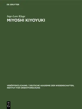 Kluge |  Miyoshi Kiyoyuki | eBook | Sack Fachmedien