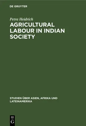 Heidrich |  Agricultural Labour in Indian Society | eBook | Sack Fachmedien