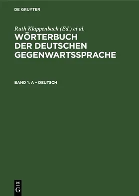 Klappenbach / Malige-Klappenbach |  A – deutsch | eBook | Sack Fachmedien