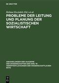 Scheel / Koziolek |  Probleme der Leitung und Planung der sozialistischen Wirtschaft | Buch |  Sack Fachmedien