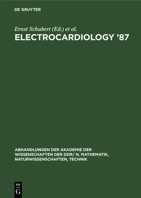 Romberg / Schubert |  Electrocardiology '87 | Buch |  Sack Fachmedien