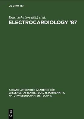 Schubert / Romberg | Electrocardiology ’87 | E-Book | www.sack.de