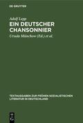 Lepp / Laube / Münchow |  Ein deutscher Chansonnier | Buch |  Sack Fachmedien