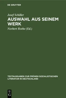 Schiller / Rothe |  Auswahl aus seinem Werk | eBook | Sack Fachmedien
