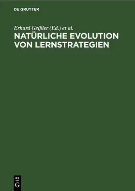 Geißler / Tembrock |  Natürliche Evolution von Lernstrategien | eBook | Sack Fachmedien