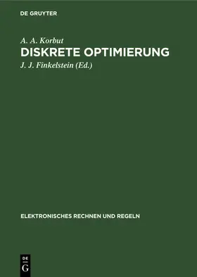 Korbut / Finkelstein |  Diskrete Optimierung | Buch |  Sack Fachmedien
