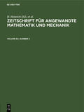 Schmid / Heinrich |  Zeitschrift für Angewandte Mathematik und Mechanik. Volume 64, Number 3 | Buch |  Sack Fachmedien