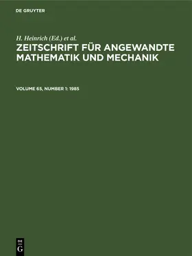 Heinrich / Schmid |  1985 | eBook | Sack Fachmedien