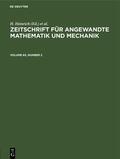 Schmid / Heinrich |  Zeitschrift für Angewandte Mathematik und Mechanik. Volume 65, Number 2 | Buch |  Sack Fachmedien