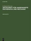 Schmid / Heinrich |  Zeitschrift für Angewandte Mathematik und Mechanik. Band 58, Heft 3 | Buch |  Sack Fachmedien