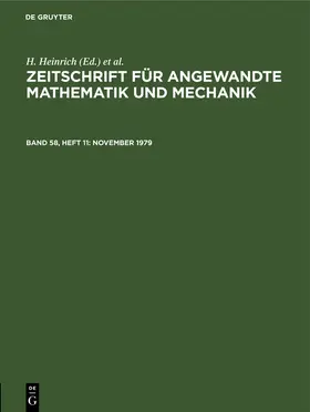 Schmid / Heinrich |  November 1979 | Buch |  Sack Fachmedien