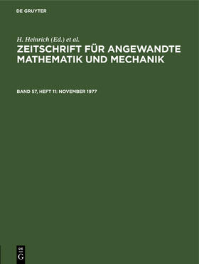 Schmid / Heinrich | November 1977 | Buch | 978-3-11-254993-3 | sack.de