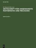 Heinrich / Schmid |  Zeitschrift für Angewandte Mathematik und Mechanik. Band 63, Heft 5 | eBook | Sack Fachmedien