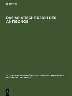  Das asiatische Reich des Antigonos | eBook | Sack Fachmedien