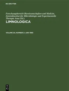  Limnologica, Volume 20, Number 2, Juni 1990 | Buch |  Sack Fachmedien