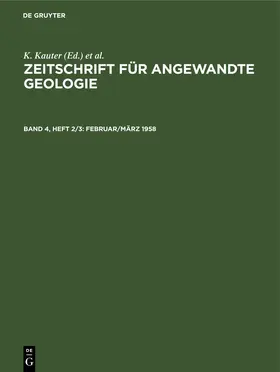 Kauter / Stammberger / Tischendorf | Februar/März 1958 | E-Book | www.sack.de
