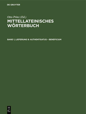 Lehmann / Stroux / Prinz | Authentisatus ¿ beneficium | Buch | sack.de