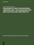 Hazai / Zieme |  Fragmente der uigurischen Version des ¿Jin¿gangjing mit den Gathas des Meister Fu¿ | Buch |  Sack Fachmedien
