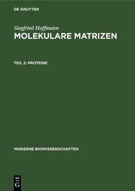 Hoffmann |  Proteine | Buch |  Sack Fachmedien
