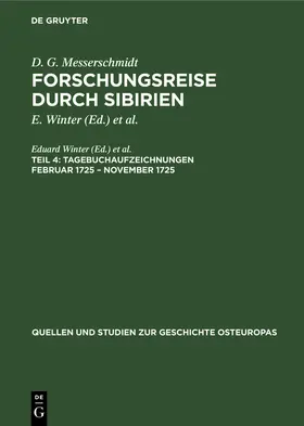 Lemke / Winter |  Tagebuchaufzeichnungen Februar 1725 - November 1725 | Buch |  Sack Fachmedien