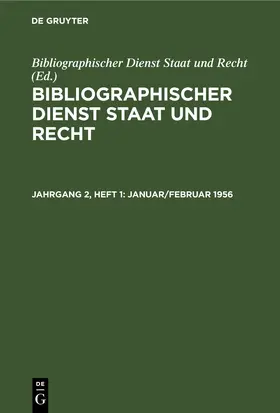  Januar/Februar 1956 | eBook | Sack Fachmedien