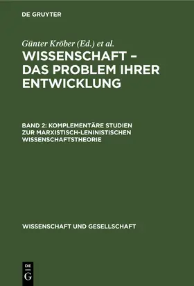 Kröber / Krüger | Komplementäre Studien zur marxistisch-leninistischen Wissenschaftstheorie | E-Book | www.sack.de