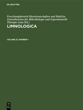  Limnologica, Volume 21, Number 1, Limnologica Volume 21, Number 1 | Buch |  Sack Fachmedien