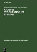 Kempe / Ahlbehrendt |  Analyse stochastischer Systeme | Buch |  Sack Fachmedien