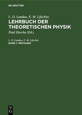 Landau / Lifschitz / Ziesche |  Mechanik | eBook | Sack Fachmedien