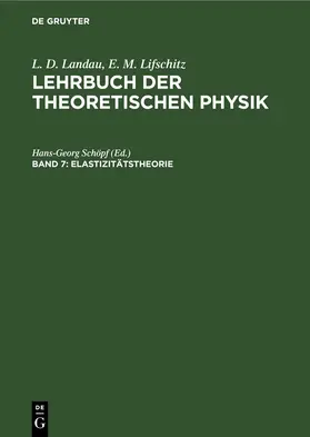 Schöpf / Lifschitz / Kosewitsch |  Elastizitätstheorie | eBook | Sack Fachmedien