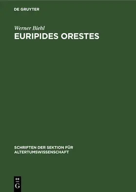 Biehl |  Euripides Orestes | eBook | Sack Fachmedien
