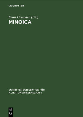 Grumach |  Minoica | Buch |  Sack Fachmedien