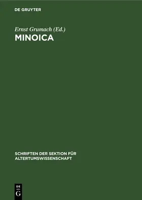 Grumach |  Minoica | eBook | Sack Fachmedien