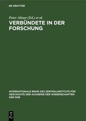 Bartel / Kalweit / Kröber |  Verbündete in der Forschung | eBook | Sack Fachmedien