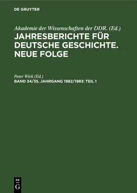 Wick |  Teil 1 | eBook | Sack Fachmedien