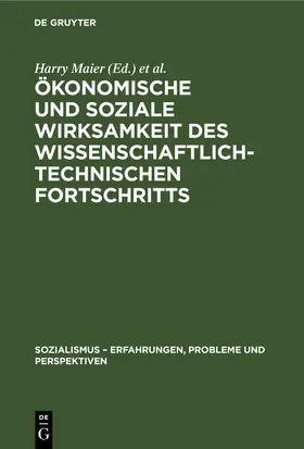 Maier / Marschall |  Ökonomische und soziale Wirksamkeit des wissenschaftlich-technischen Fortschritts | eBook | Sack Fachmedien