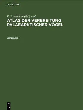 Eber / Mauersberger / Portenko |  Atlas der Verbreitung palaearktischer Vögel. Lieferung 1 | eBook | Sack Fachmedien