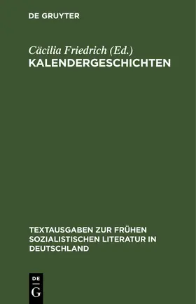 Friedrich | Kalendergeschichten | E-Book | www.sack.de