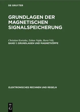 Koristka / Vajda / Völz |  Grundlagen und Magnetköpfe | eBook | Sack Fachmedien