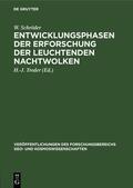 Schröder / Treder |  Entwicklungsphasen der Erforschung der leuchtenden Nachtwolken | Buch |  Sack Fachmedien