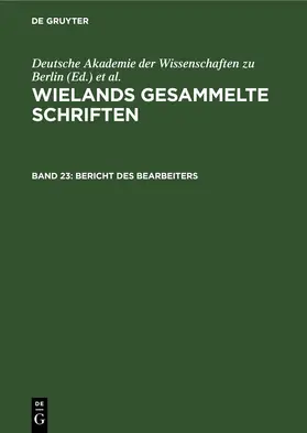 Seiffert |  Bericht des Bearbeiters | eBook | Sack Fachmedien